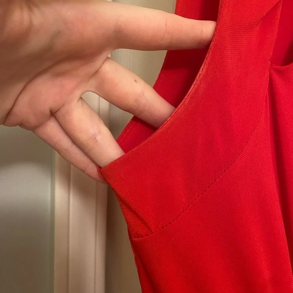 Karina Red Maxi Dress - Picture 5 of 16